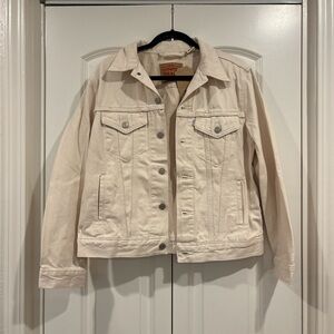 Levi's Women's Cream Denim Jacket